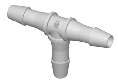 Schlauchverbinder T-Stück mit 6,4 mm Schlauchanschluss