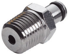 Metall CPC Stecker mit 1/8" BSPT Außengewinde