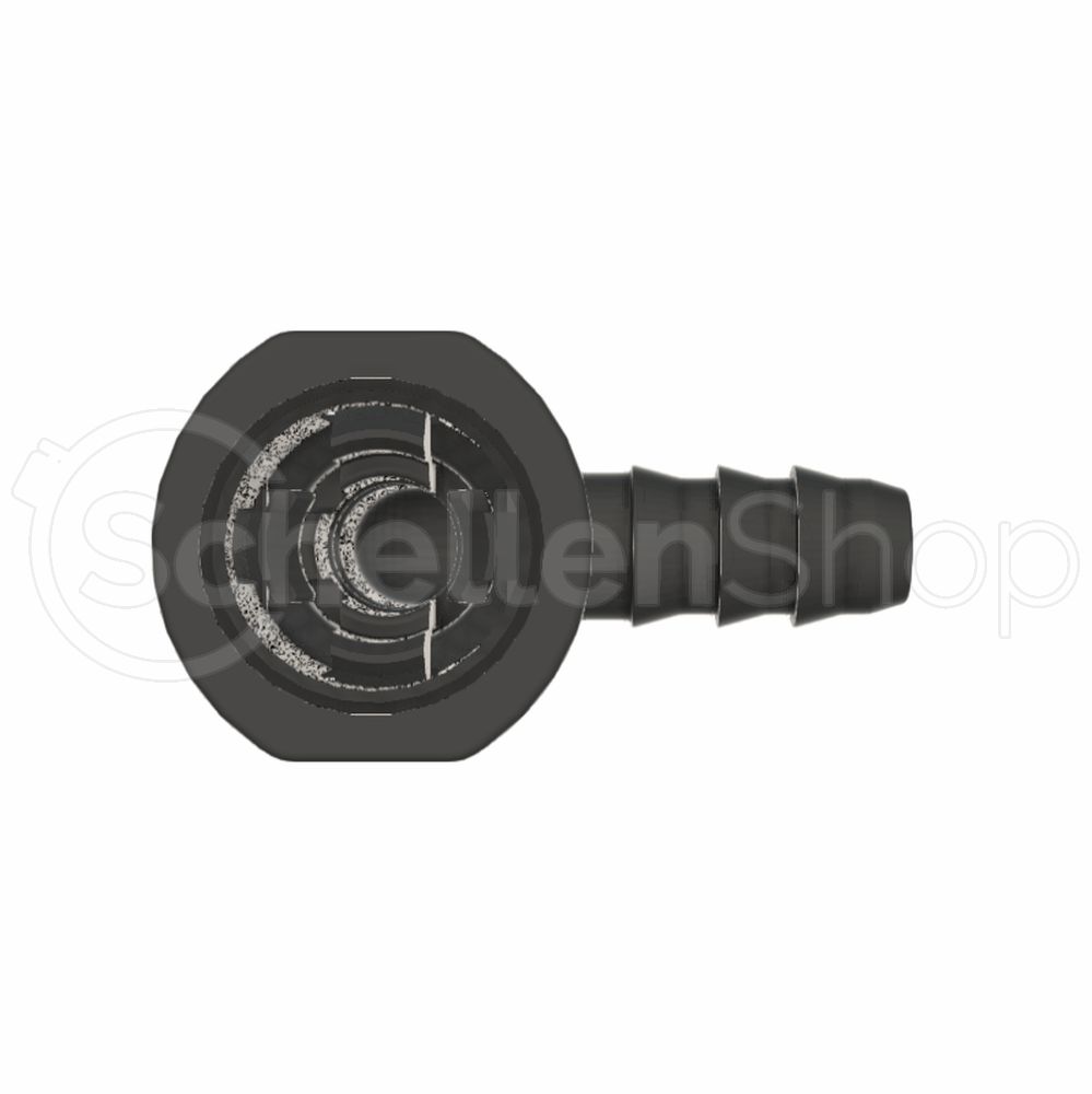 7158001006 - 90° Steckverbindung NW 1/4" mit 1/4"Schlauchanschluss