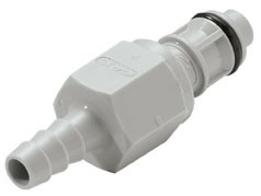 EFCD22412 - Schnellverschlussstecker mit Absperrventil und 6,4 mm Schlauchanschluss