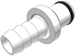 PLC22005 - CPC Stecker 7,9 mm Schlauchanschluss, ohne Absperrventil, Buna-N Dichtung