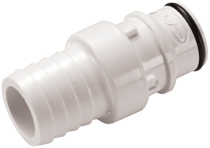 HFCD221235 | CPC Schlauchtülle mit 19,0 mm Schlauchanschluss und einer Absperrung, EPDM