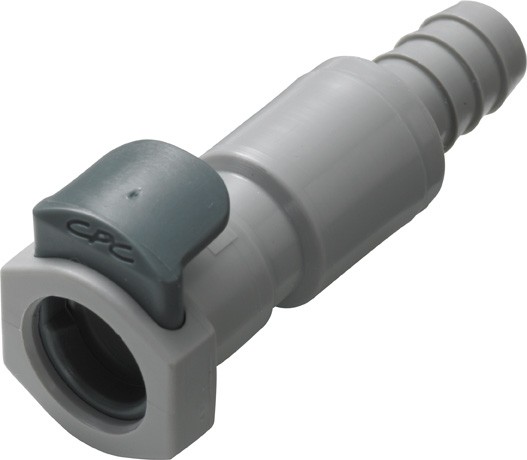 EFCD17612 - Schnellverschlusskupplung 9,5 mm Schlauchanschluss, mit Absperrventil, EPDM-Dichtung