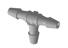 T-Schlauchverbinder mit 1,6 mm Schlauchanschluss