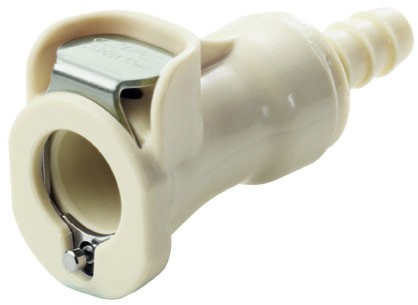 PLCD1700412 - Kupplung 6,4 mm Schlauchanschluss, mit Absperrventil, EPDM-Dichtung